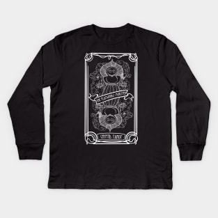 Cryptid Tarot Series: The Flatwoods Monster Kids Long Sleeve T-Shirt